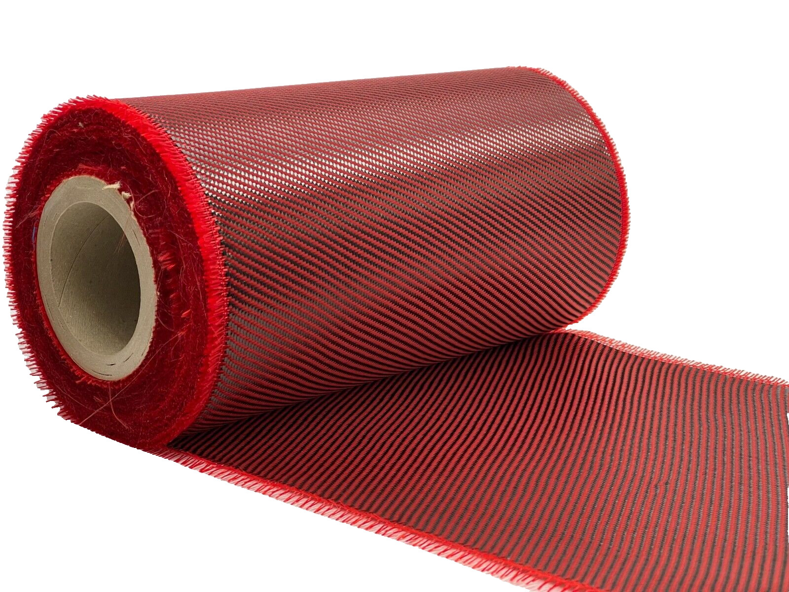 12″ Red Carbon Fiber Color Hybrid Cloth Tape (3k, 5.7oz, 12″ x 36″)