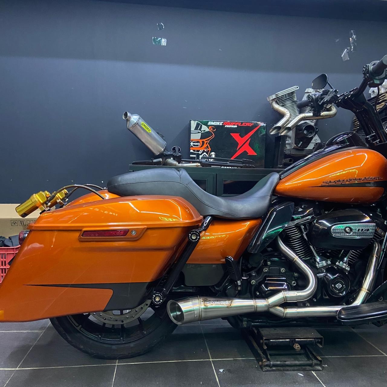 Performance Custom Exhaust System Fit For Harley Ultra Classic 2007-2013