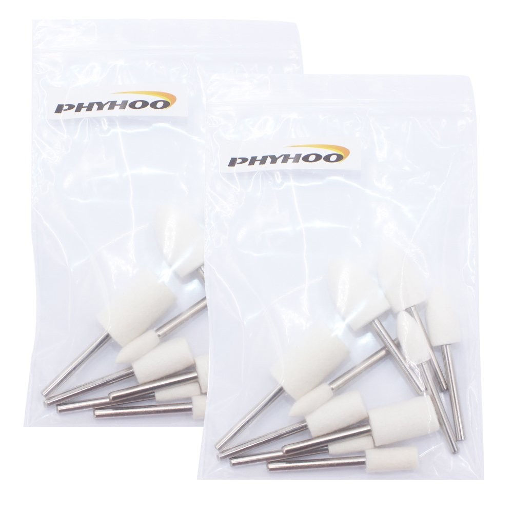 Buffing Wheel Polishing Bits for Dremel Tool Accessories Aluminum Resin…