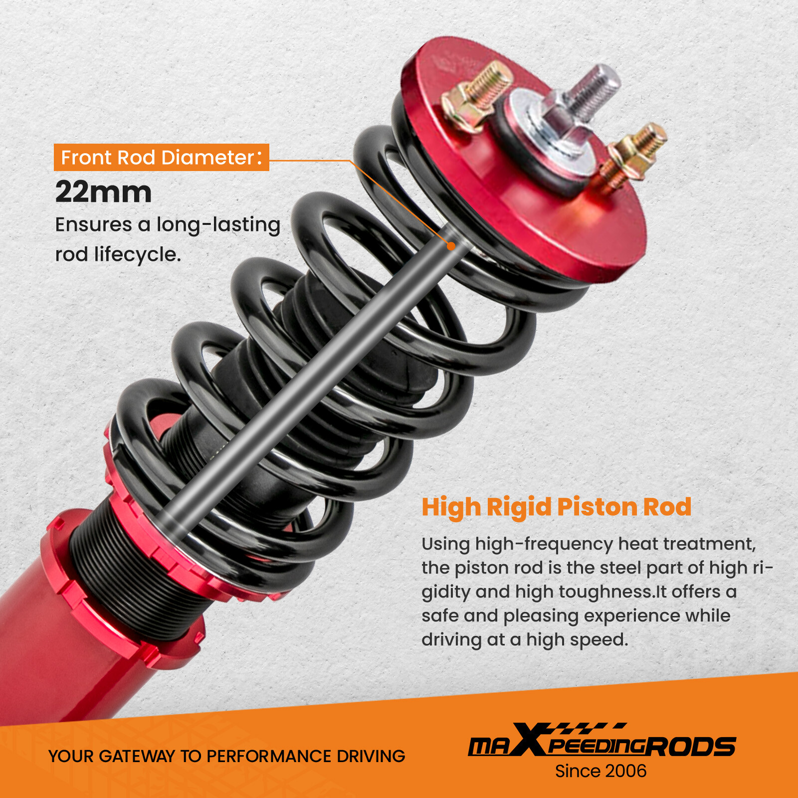 MaXpeedingrods Coilovers Suspension Lowering Kit For Honda Civic 1992-2000
