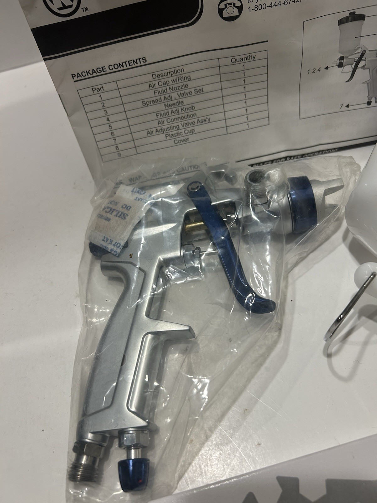 Kobalt Large Gravity Feed Spray Gun #KC-588CSCG