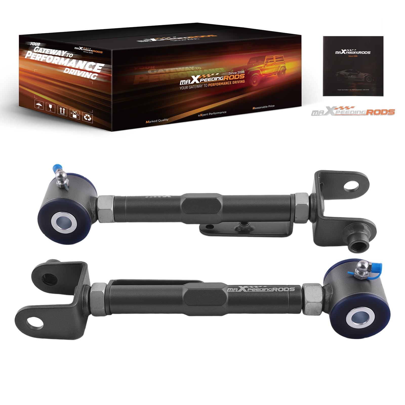 2pc Adjustable Rear Upper Camber Control Arms Kit for Honda Element 2003-2011
