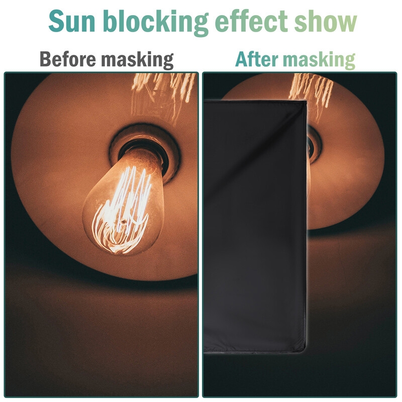 4Pcs Magnetic Car Side Window Sun Shade – 100% UV Protection Privacy Curtain BLK