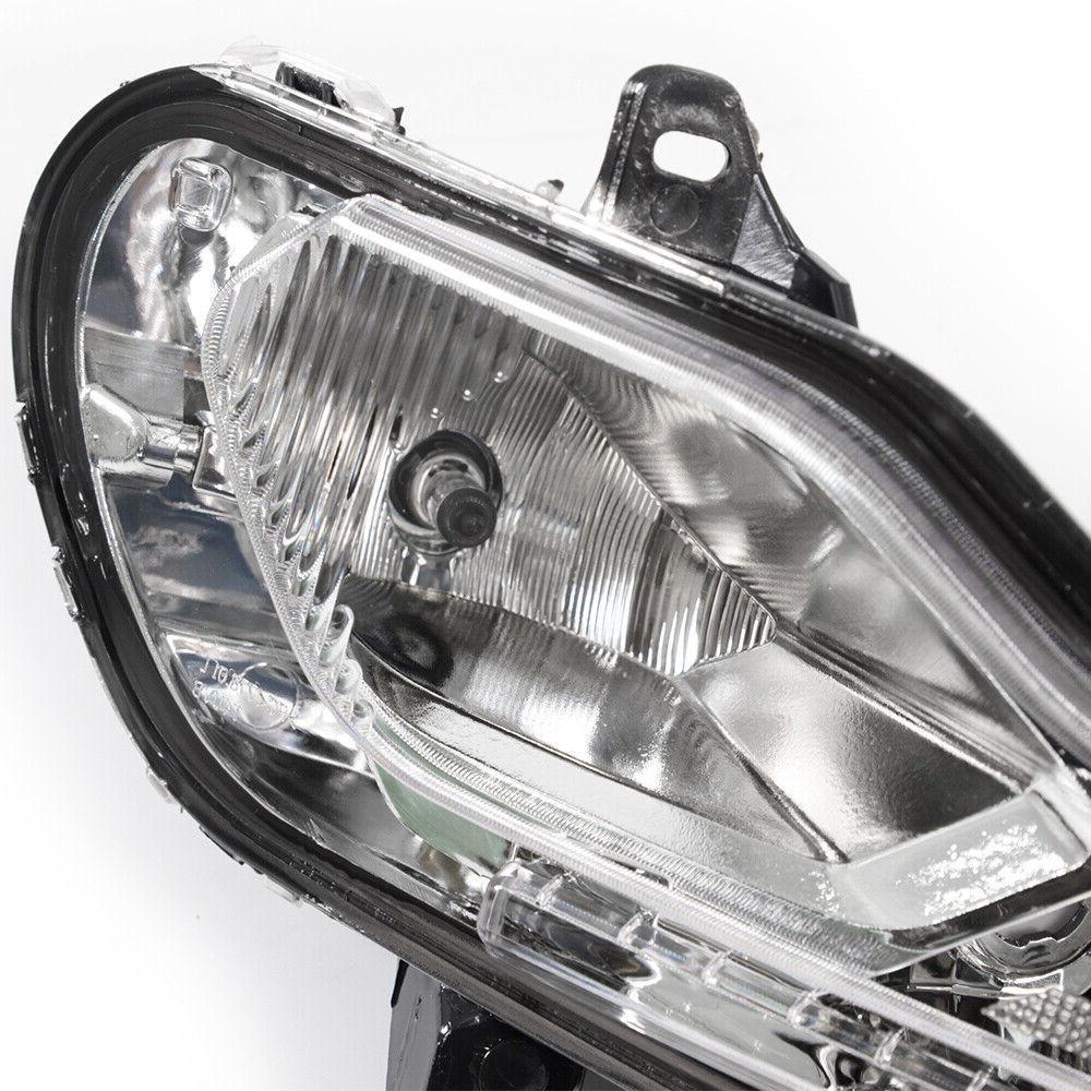 Left & Right Front Bumper Fog Lights Lamps w/Bulbs For 2013-2016 Ford Escape