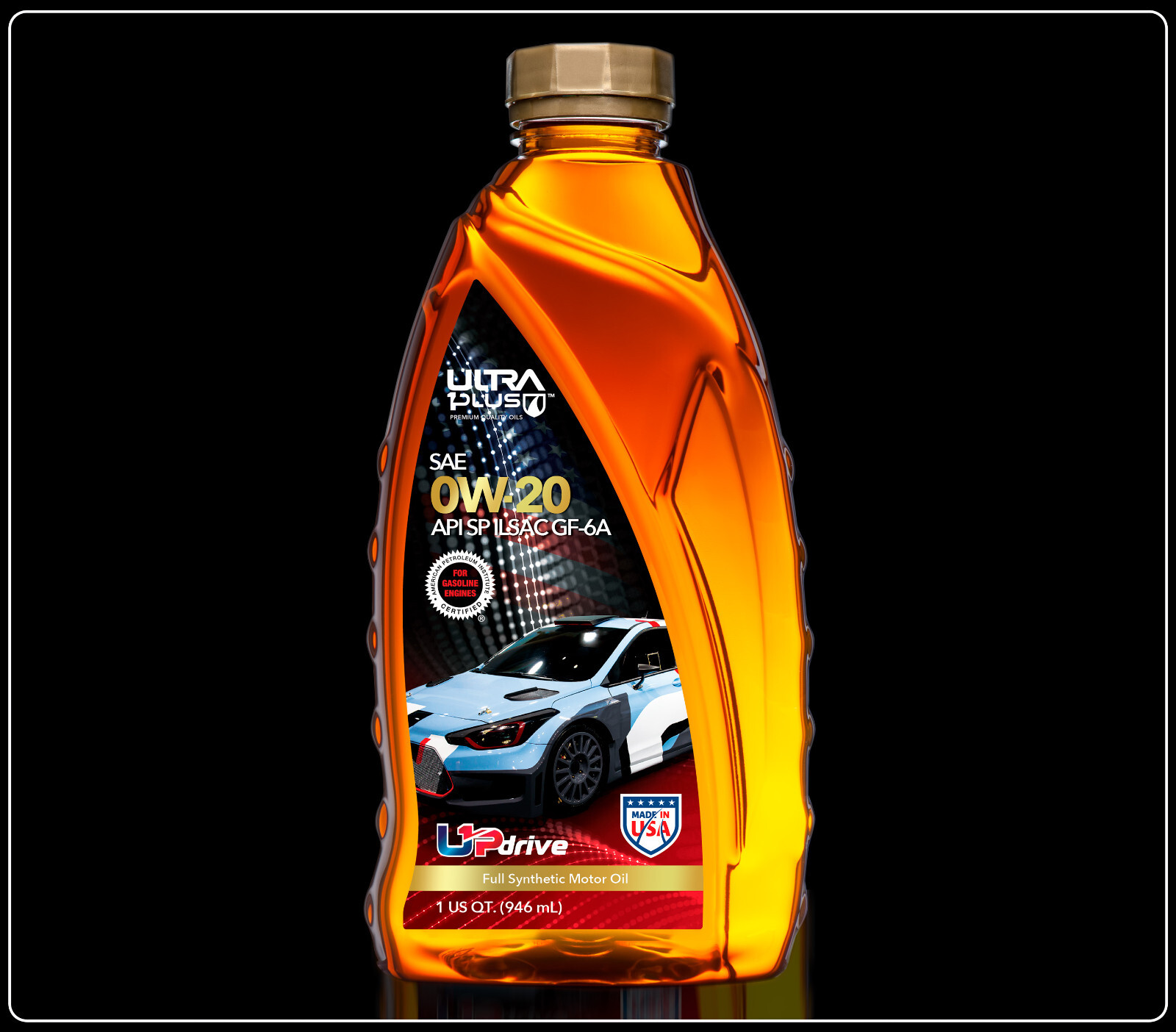 Ultra1Plus SAE 0W-20 Full Synthetic Motor Oil, API SP/GF-6A (Quart)