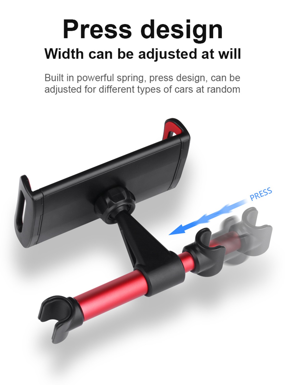 360° Adjustable Car Headrest Backseat Tablet Mount Holder for Apple iPad 2 3 4