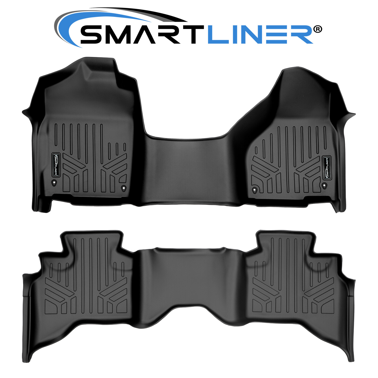 SMARTLINER All Weather Custom Fit Floor Mats Liner Set for RAM Classic Quad Cab