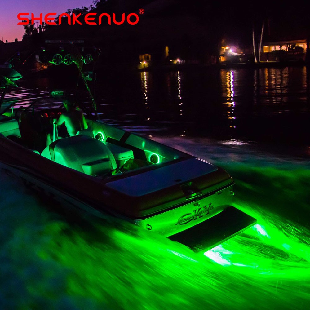 Fishing Boat / Kayak Boat Green Night Fishing LED Light Kit – IP67 Waterproofing