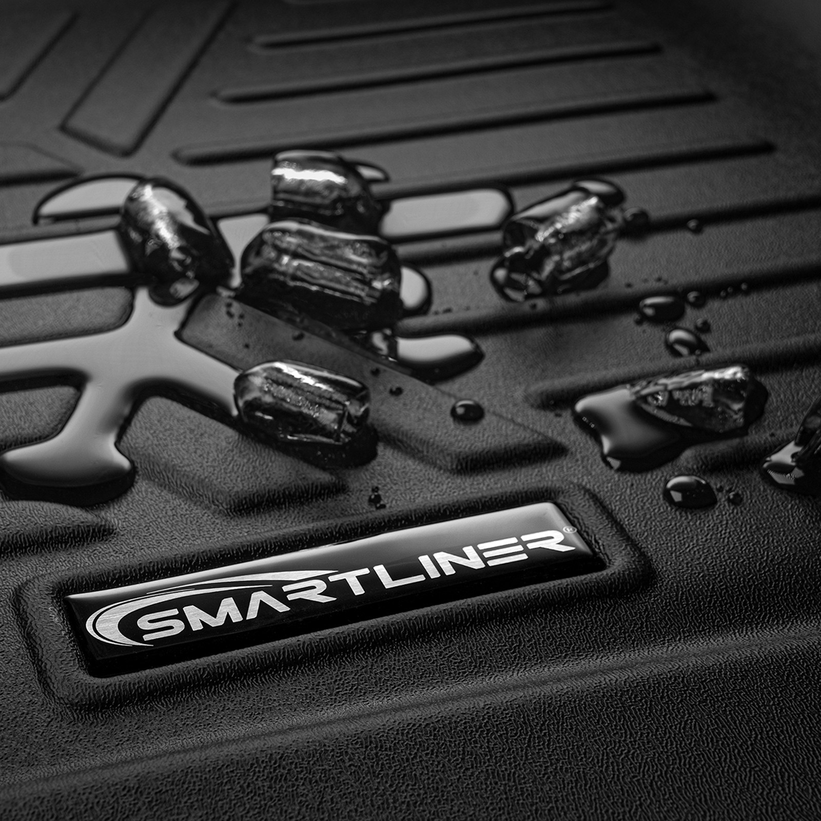 SMARTLINER Custom Fit Floor Mats 2 Row Liner 2004-2008 Ford F-150 SuperCrew Cab