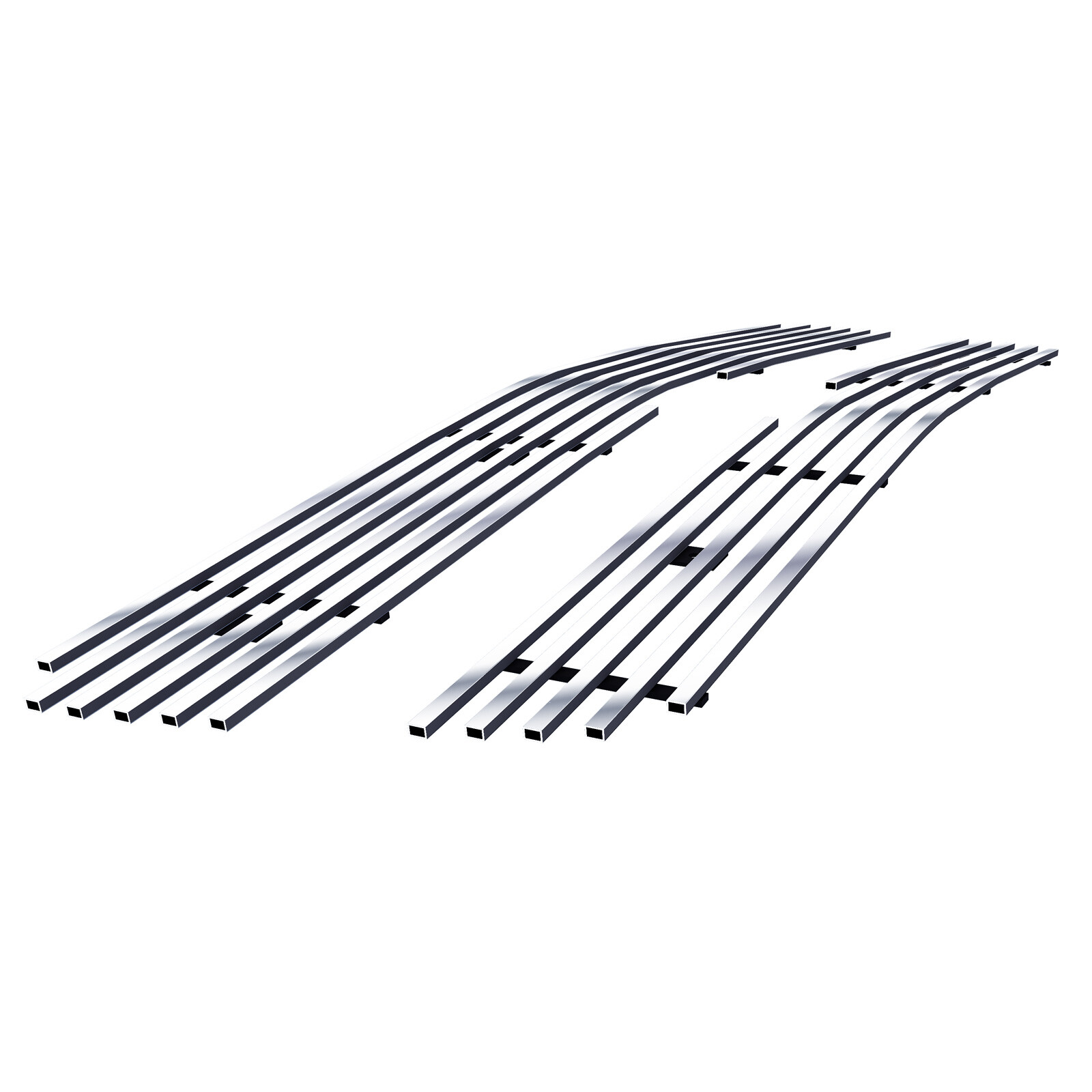 Fits 2003-2005 Chevy Silverado 1500/2500 Upper Chrome Billet Grille Grill Insert