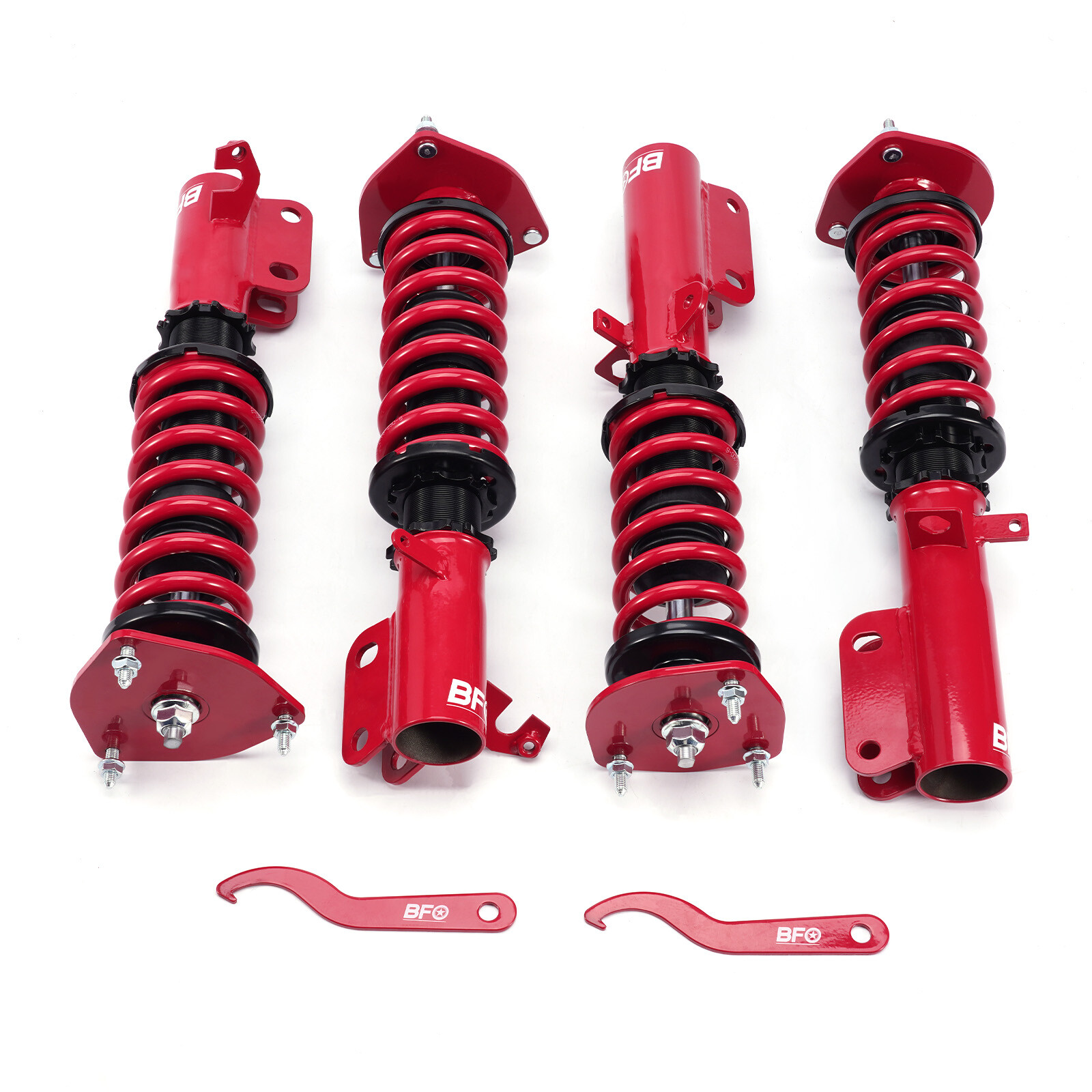 Front + Rear Coilovers Lowering Kit Adjustable For Corolla Sedan FWD 93-97