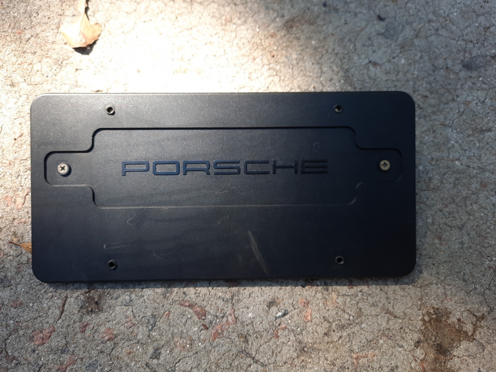 Rear 996 Porsche License Plate Bracket