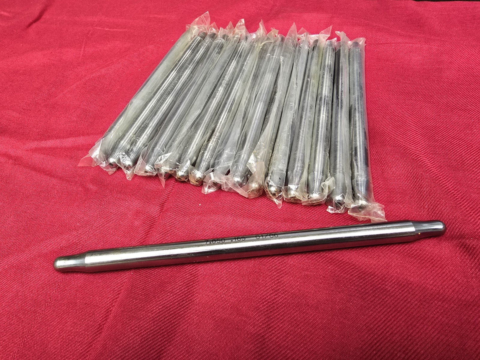 High Performance Custom Push Rods. 7.850 x 7/16 x .165 wall. Set Of 16