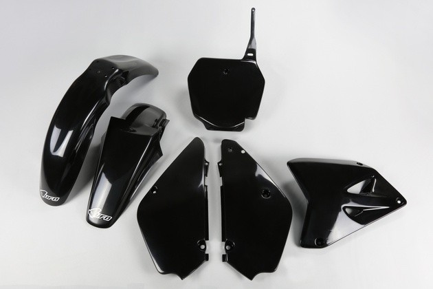 UFO Complete Plastics Kit Black #SUKIT405001 fits Suzuki RM85/RM85L