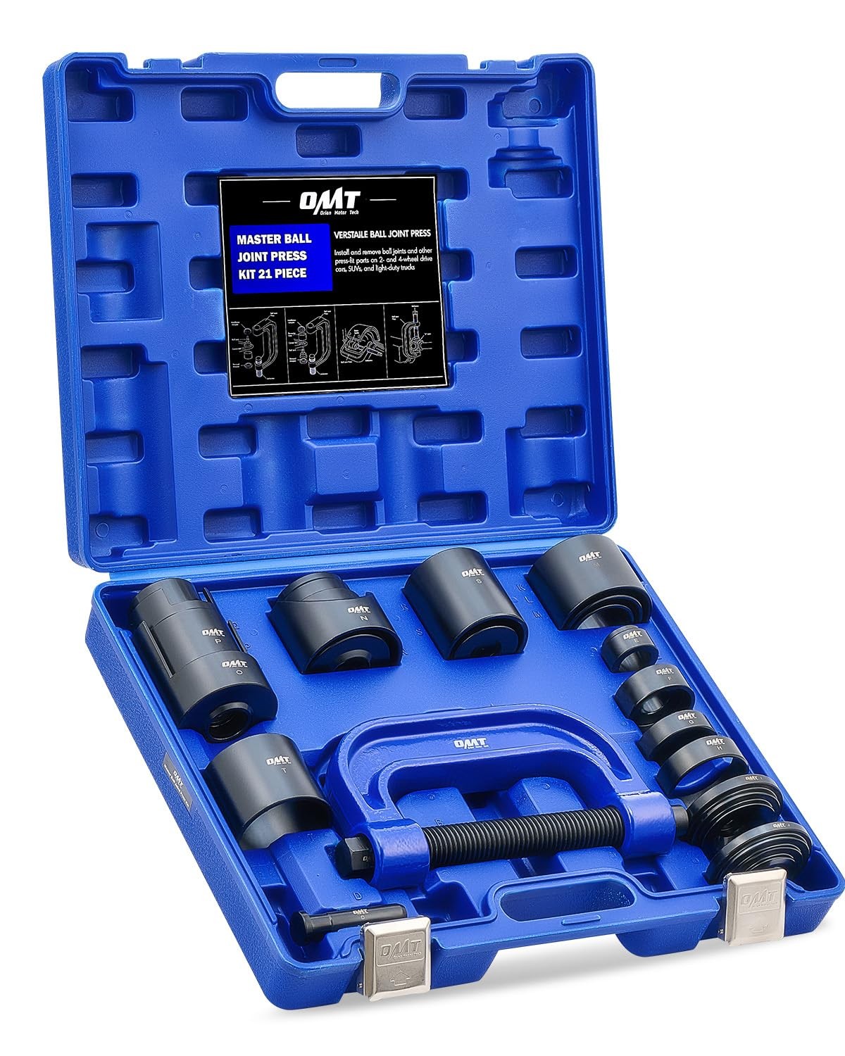 Orion Motor Tech 21PCS Ball Joint Press Kit U Joint Removal Tool 2WD 4WD