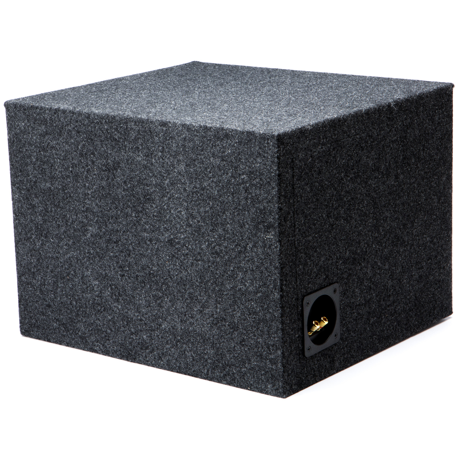 Car Audio Single 12″ Speaker Vented Subwoofer Stereo Sub Box Ported Enclosure
