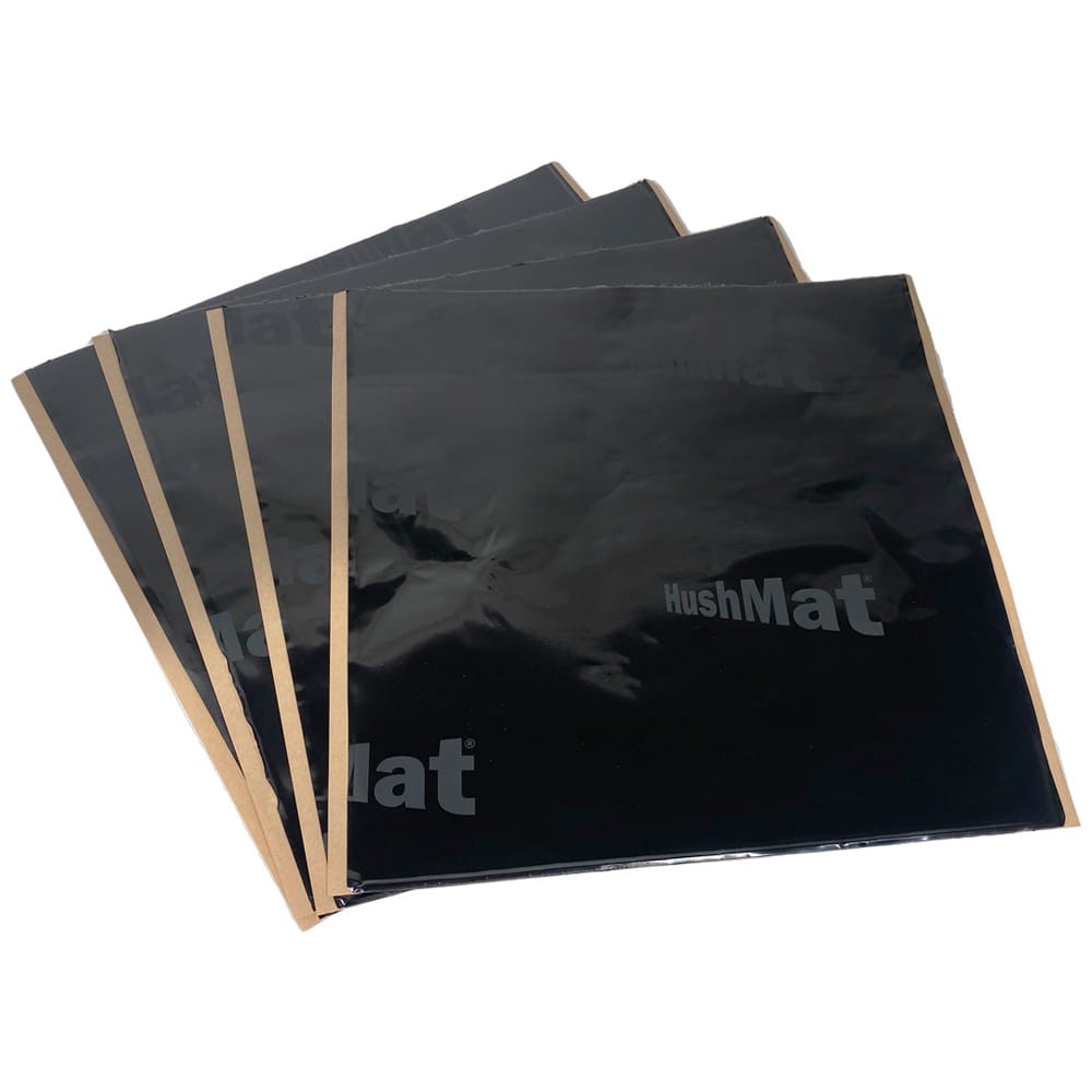 Butyl w/Aluminum Backing 12″x11″x0.06″ Self-Adhesive Sound Dampening Kit