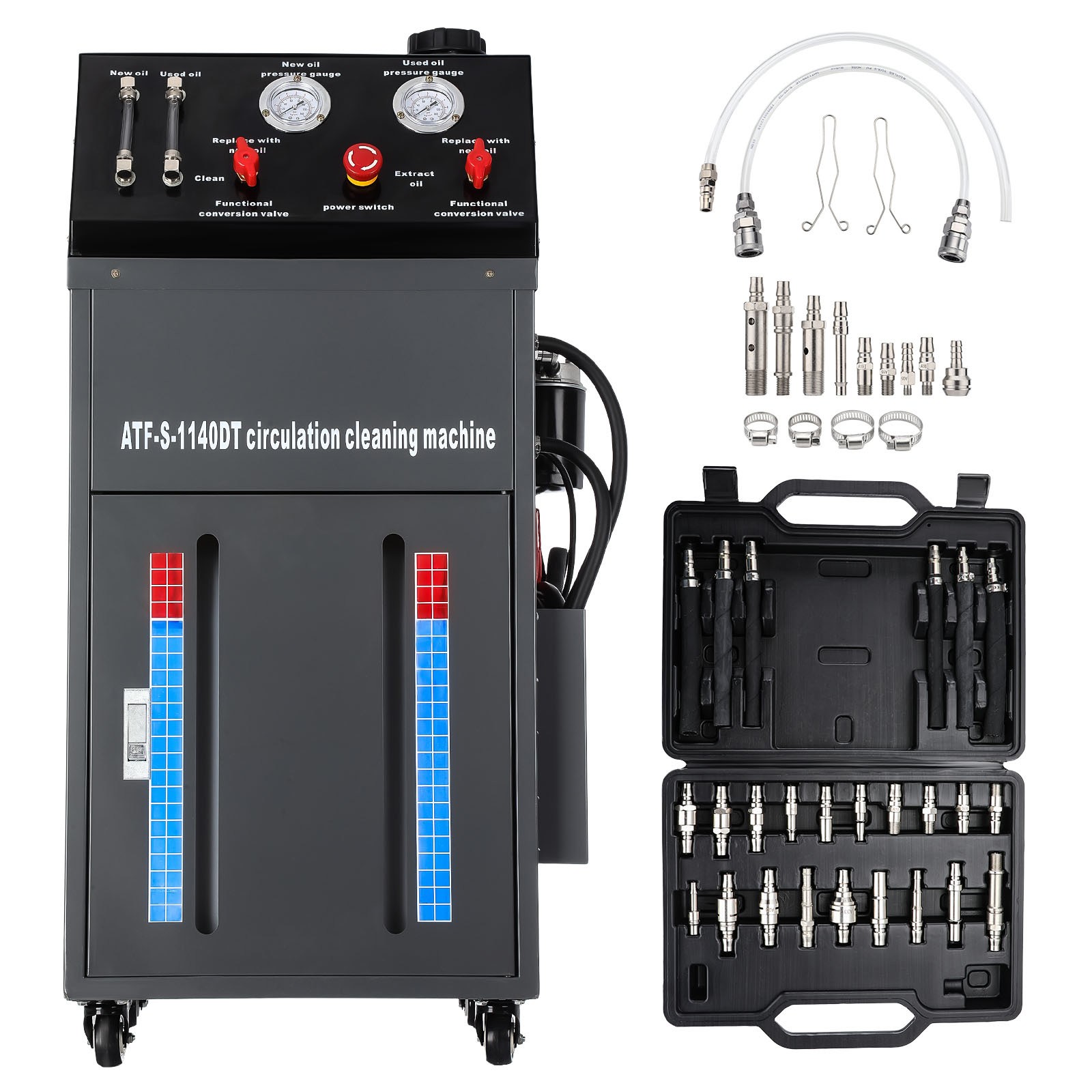 Auto Transmission Fluid Exchanger DC12V 120W Metal Plastic Black Gray Kit
