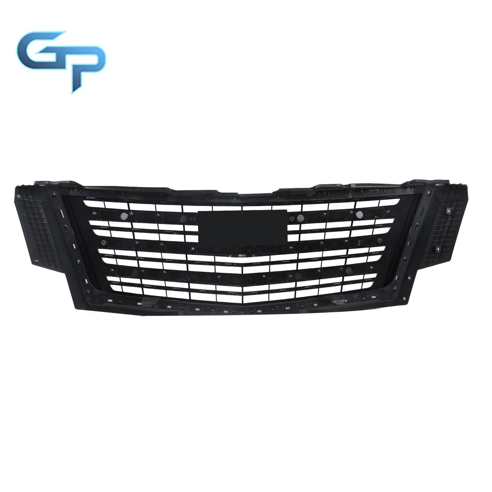Front Bumper Grille Without Camera Hole For Cadillac Escalade 15-20 Silvery Grey