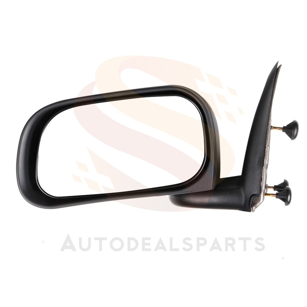 View Mirror Compatible With 2005-2011 Dodge Dakota Left Side Manual Fold Black