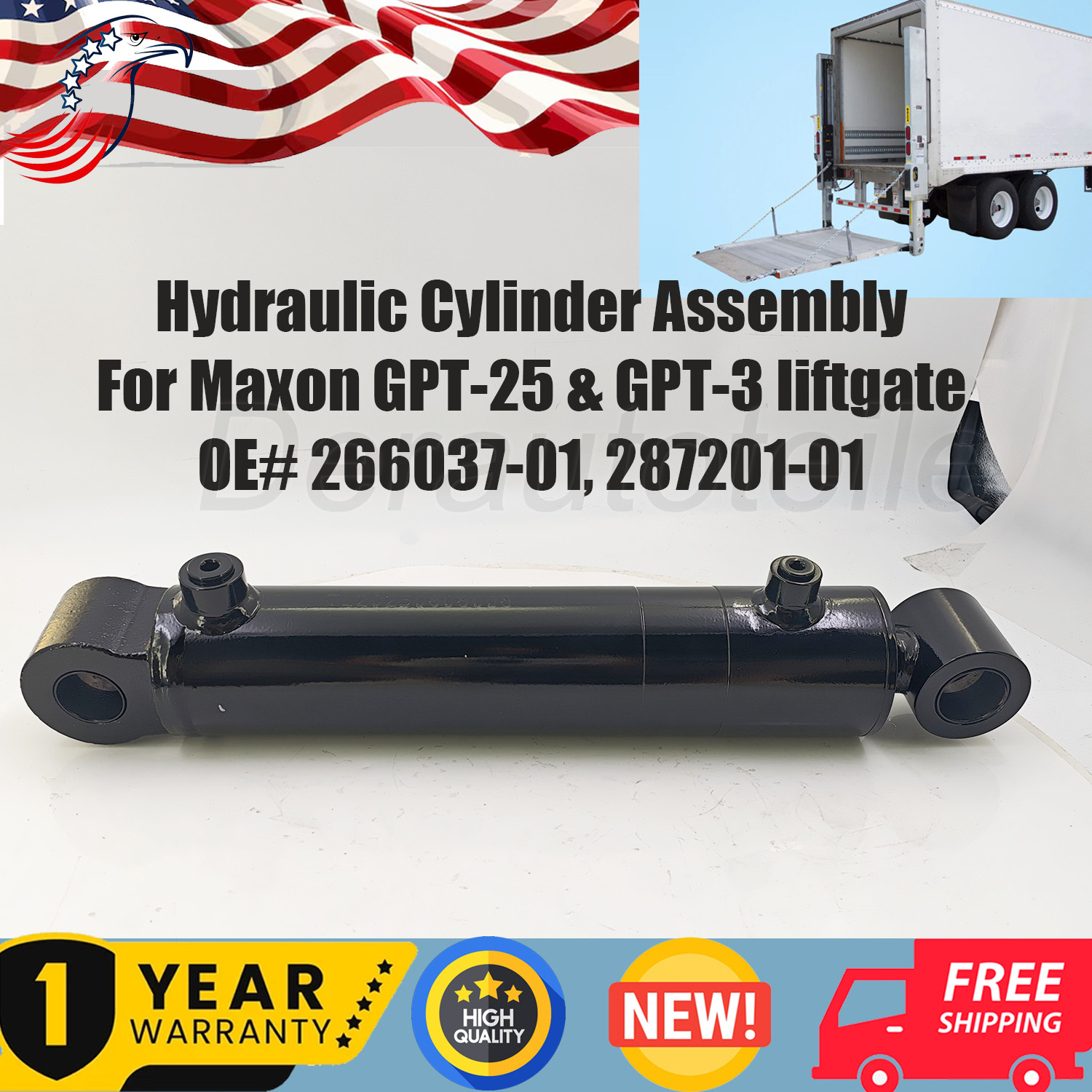 1PCS Cylinder Assembly FIT Morgan Maxon Liftgate Part 287201-01 266037-01