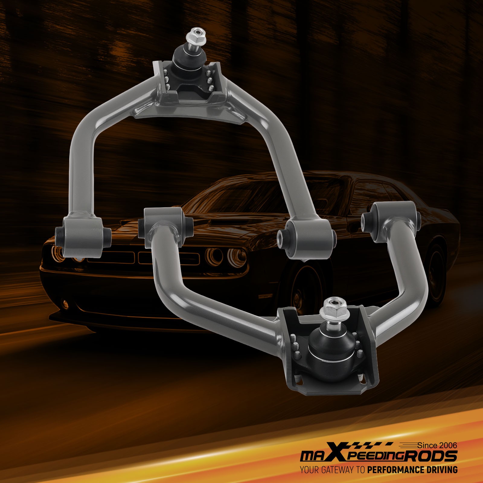 Adjustable +/- 3 Front Upper Camber Control Arms for Chrysler 300 2005-2023 RWD