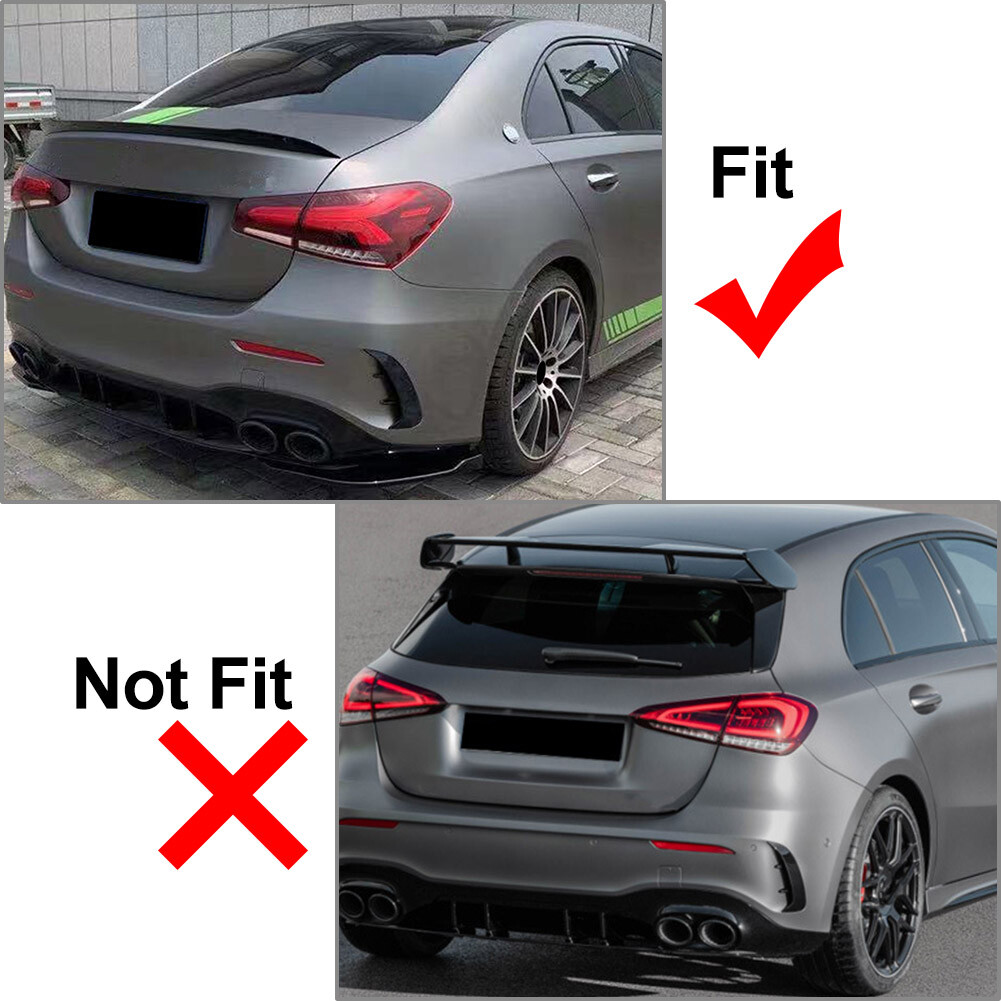 2x Rear Bumper Spoiler Air Vent Fit Benz A-class V177 A200 A220 A35 2019-21