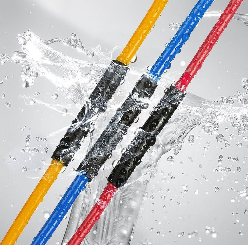 3/8″ Inch 100 FT. 100′ Feet BLACK 9mm Polyolefin 2:1 Heat Shrink Tubing Tube UL