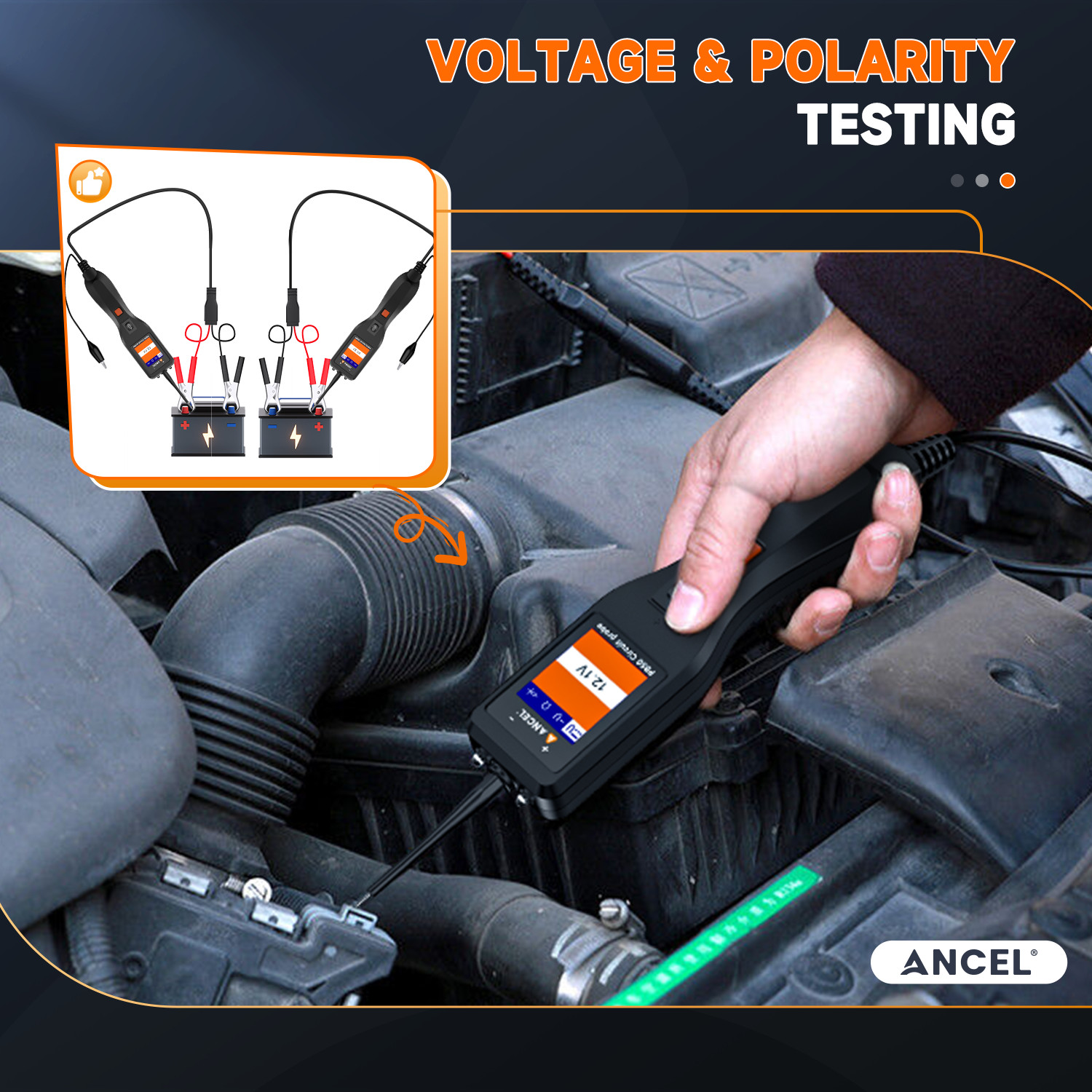 ANCEL Electrical System Power Circuit Probe Tester Activate Component AC/DC Test