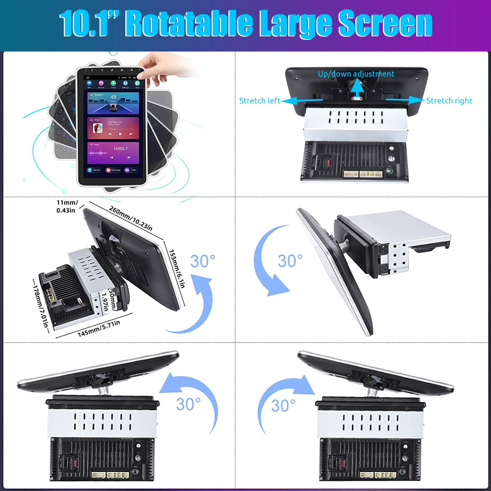 3.5mm External Microphone Universal for Android Car Stereo Radio BT GPS Audio