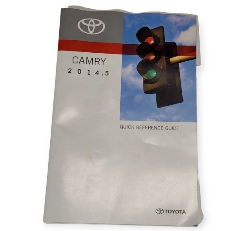 2014 Toyota Camry Quick Reference Guide Manual Booklet