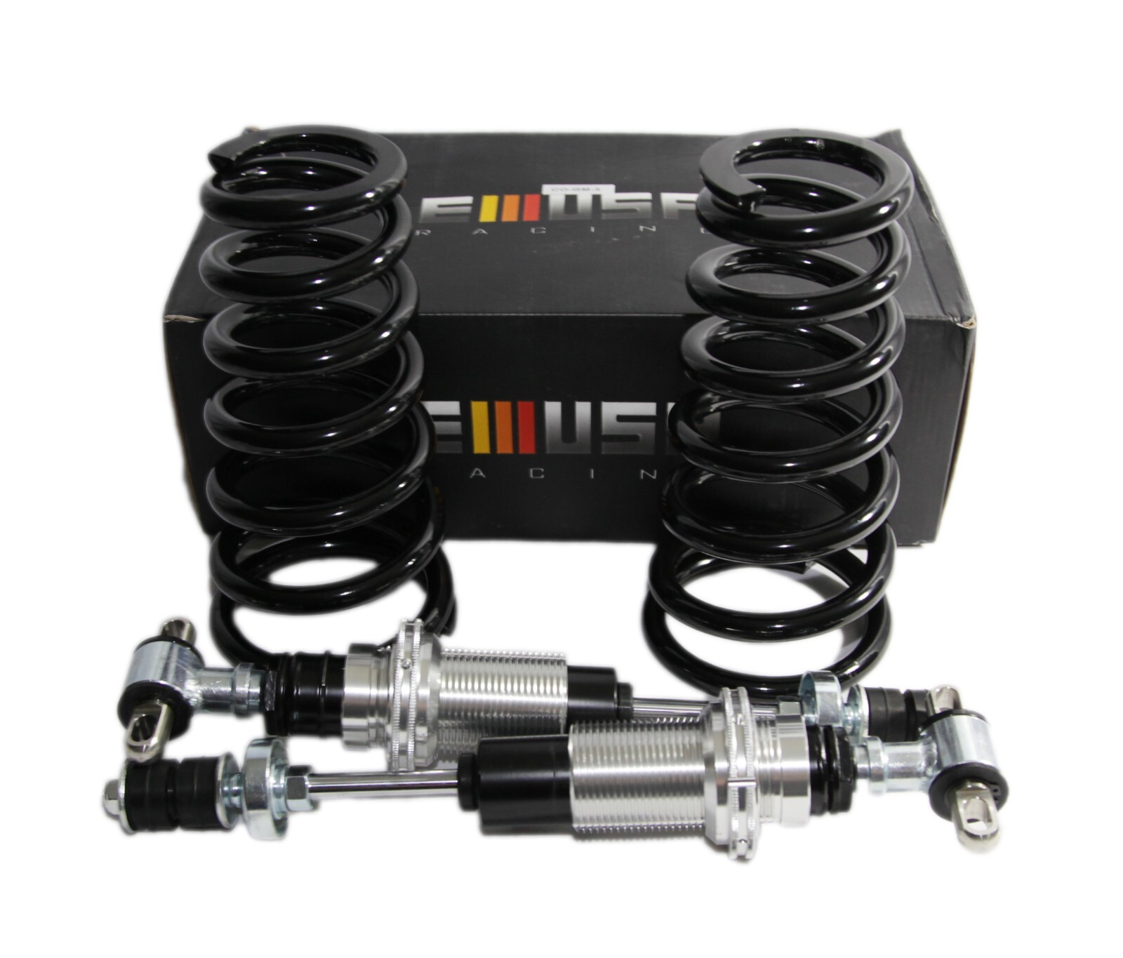1 Pair Front Coil Over Shock w/500LB Spring for GM A F X G Body SBC Small Block