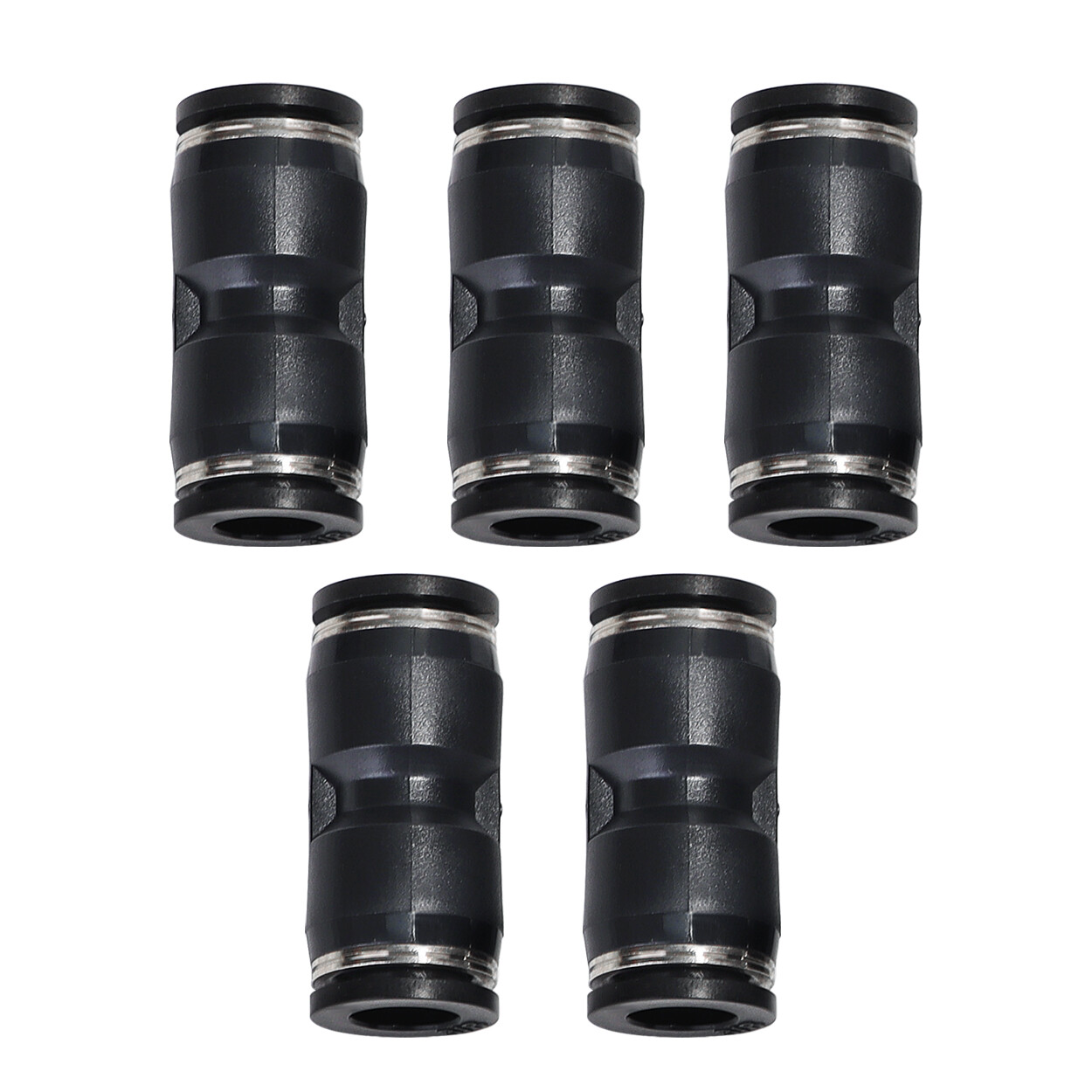 Nylon Air Line Dot OD 3/8″ 33ft 50ft 100ft 200ft Or Push To Connect Fitting 5Pcs