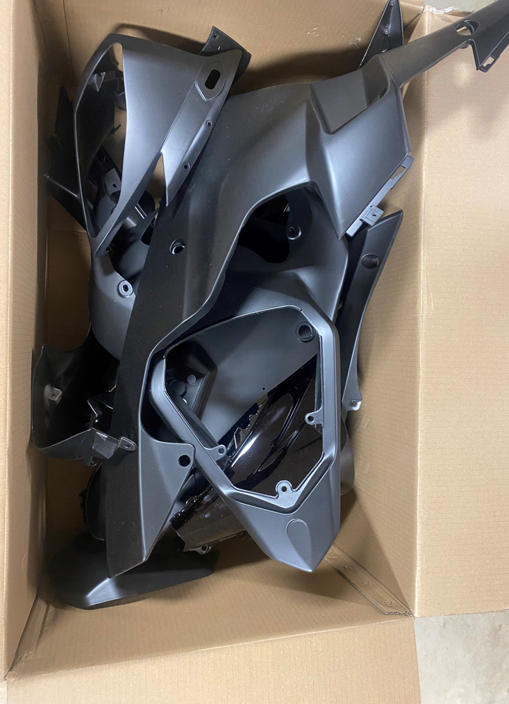 Injection Matte Black Plastic Fairings Kit For Yamaha 2006 2007 YZF R6 Bodywork