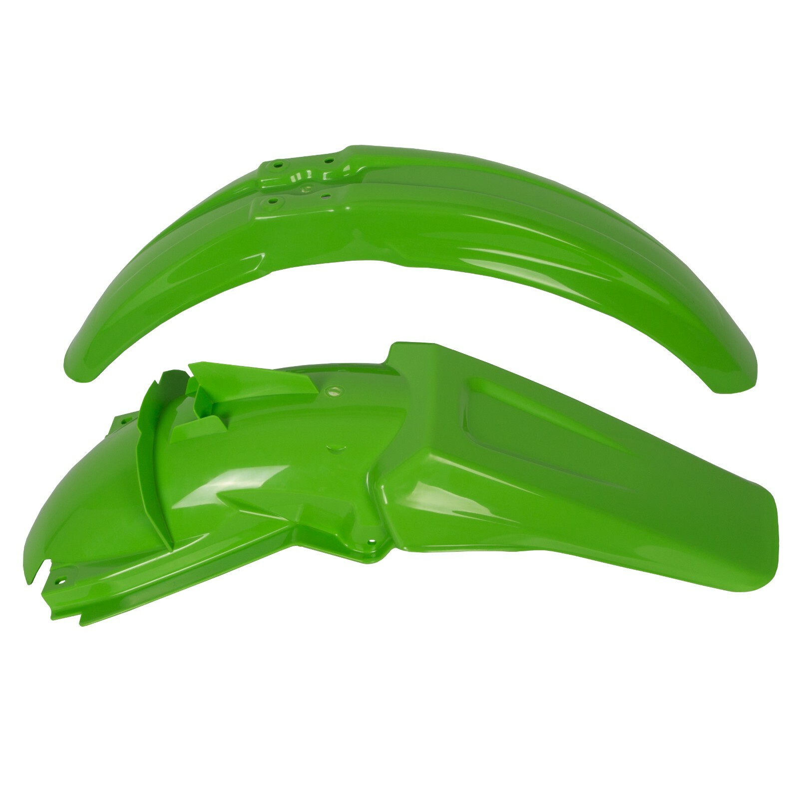 7PCS Green ABS Restyle Plastic Kit For KAWASAKI KX125 KX250 1999 2000 2001 2002