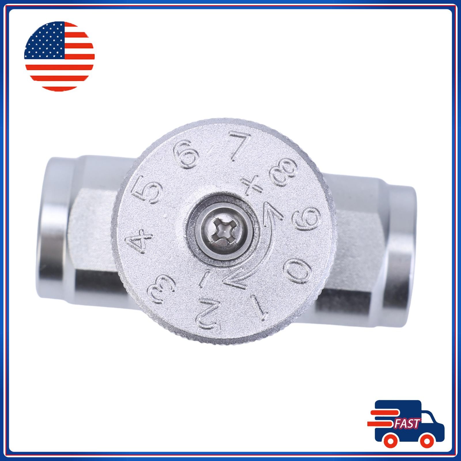 For Fluids Gases 3/8″ Hydraulic Flow Control Two-way Joint NPT Carbon Steel