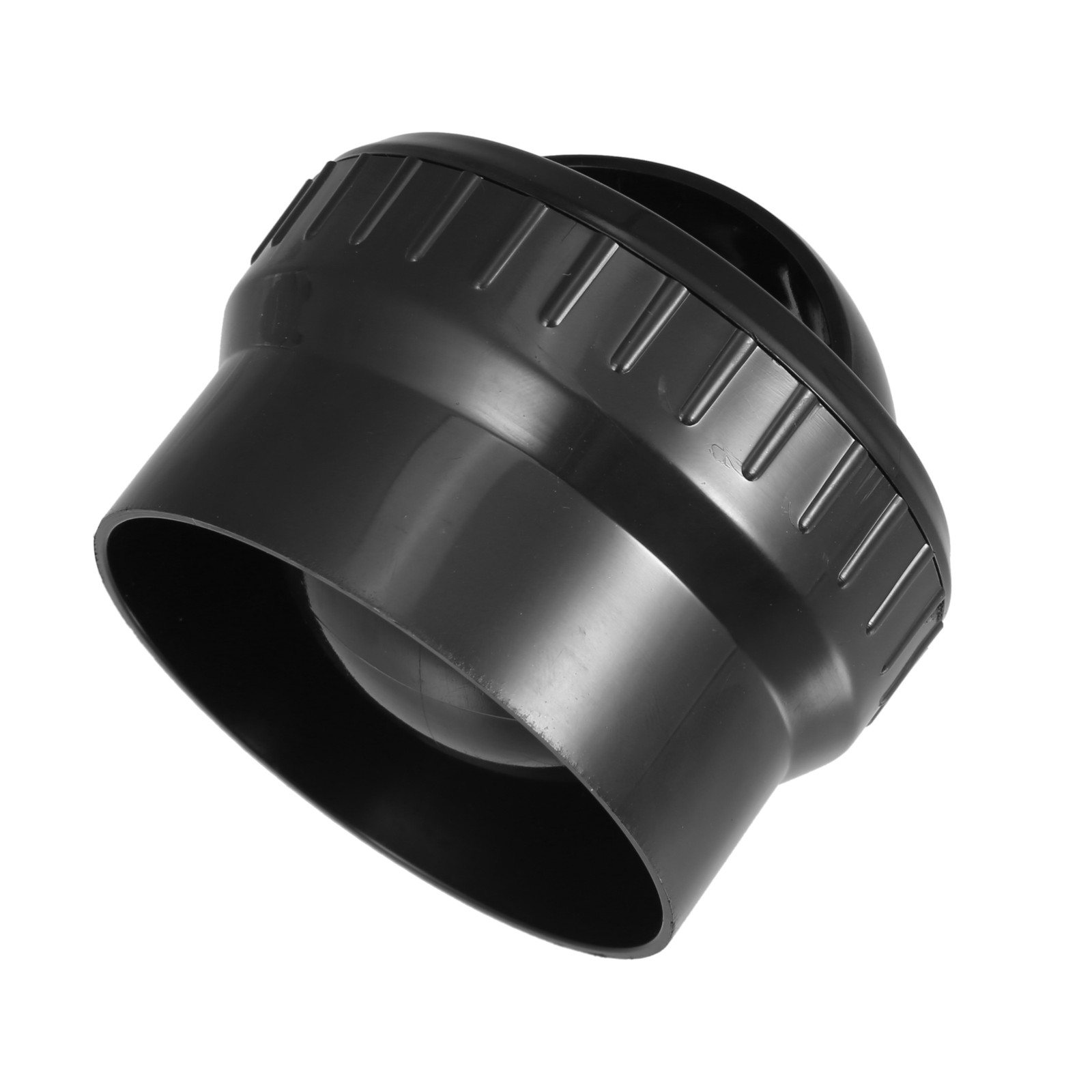 60mm Round AC Air Outlet Vent Louvered Dashboard Knob for RV Boat Yacht Black