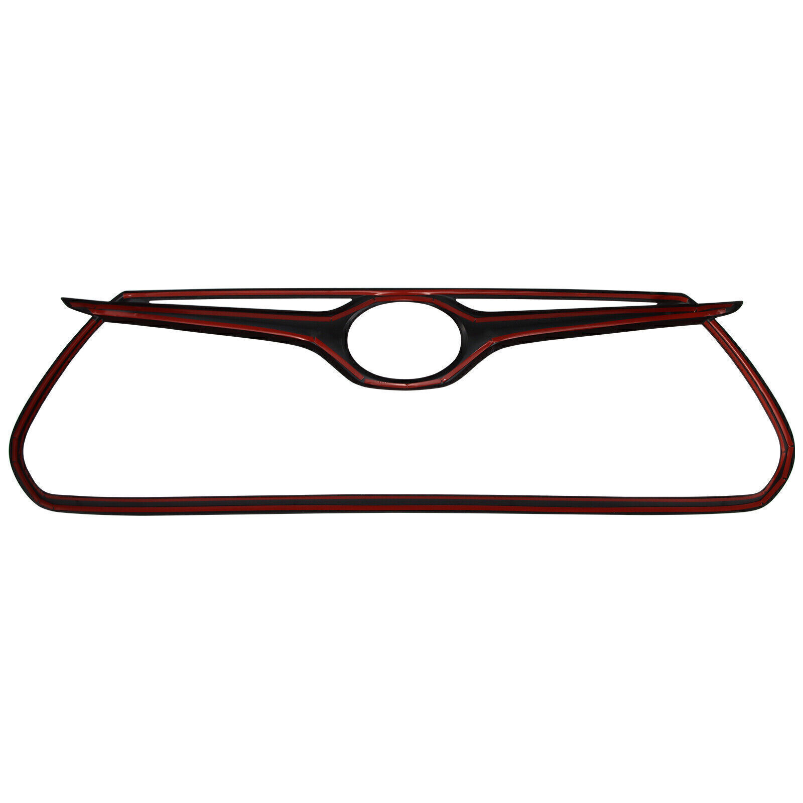 Garnish Frame Front Grille Cover Black For Toyota Highlander 2020-2026