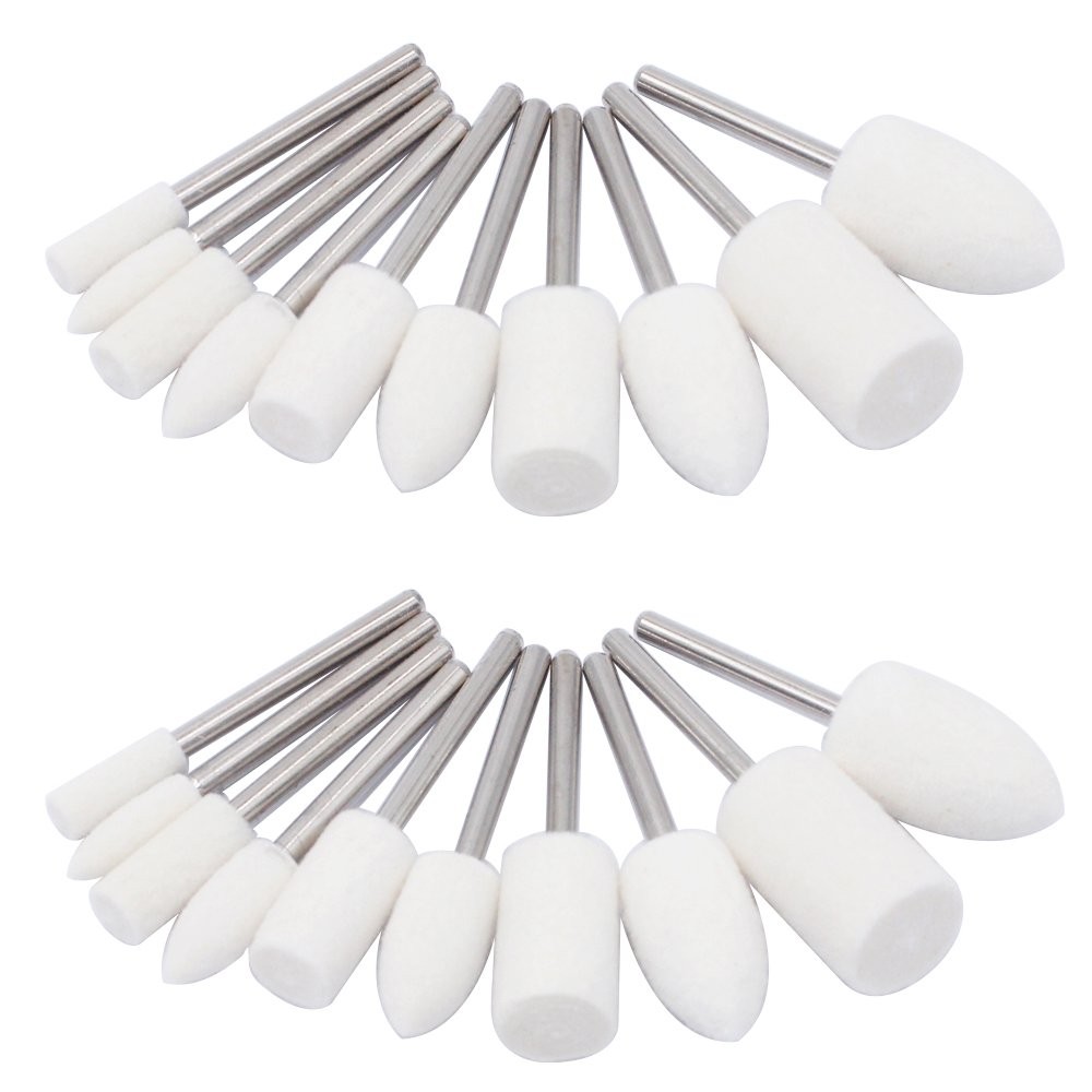 Buffing Wheel Polishing Bits for Dremel Tool Accessories Aluminum Resin…