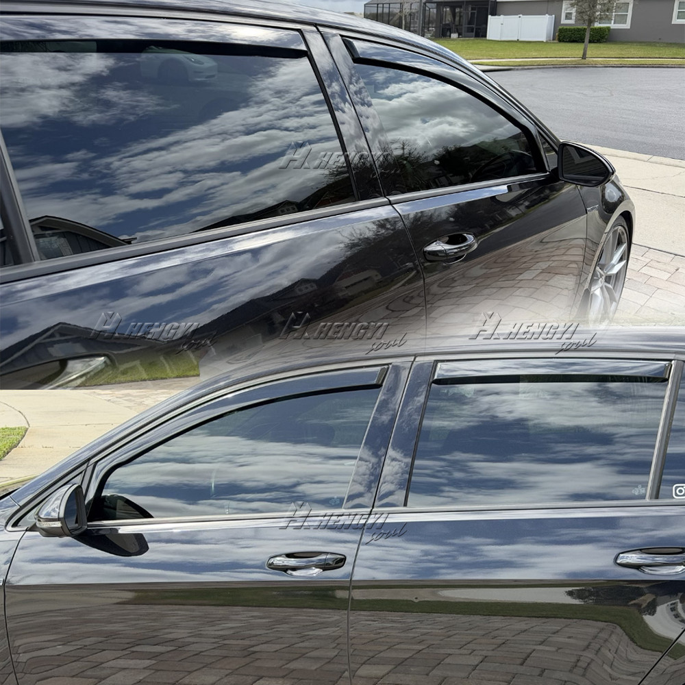 In-channel Window Visor Rain Guard Vent Deflector For Golf GTI MK7 2015-2019