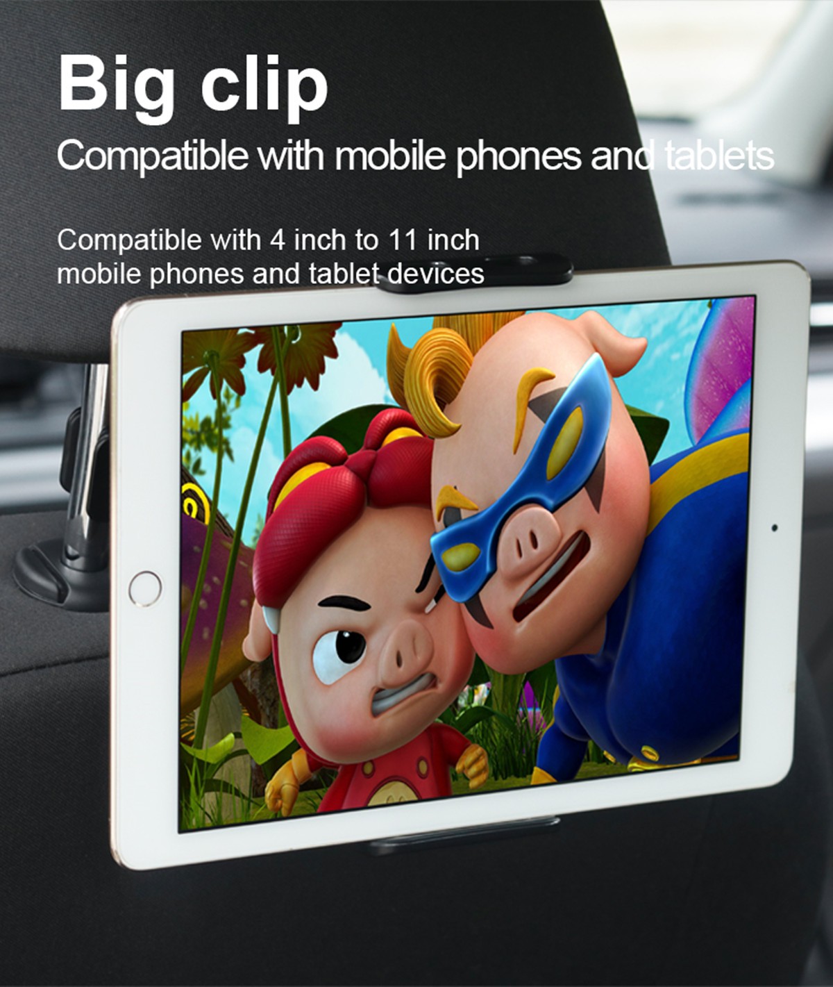 360° Adjustable Car Headrest Backseat Tablet Mount Holder for Apple iPad 2 3 4