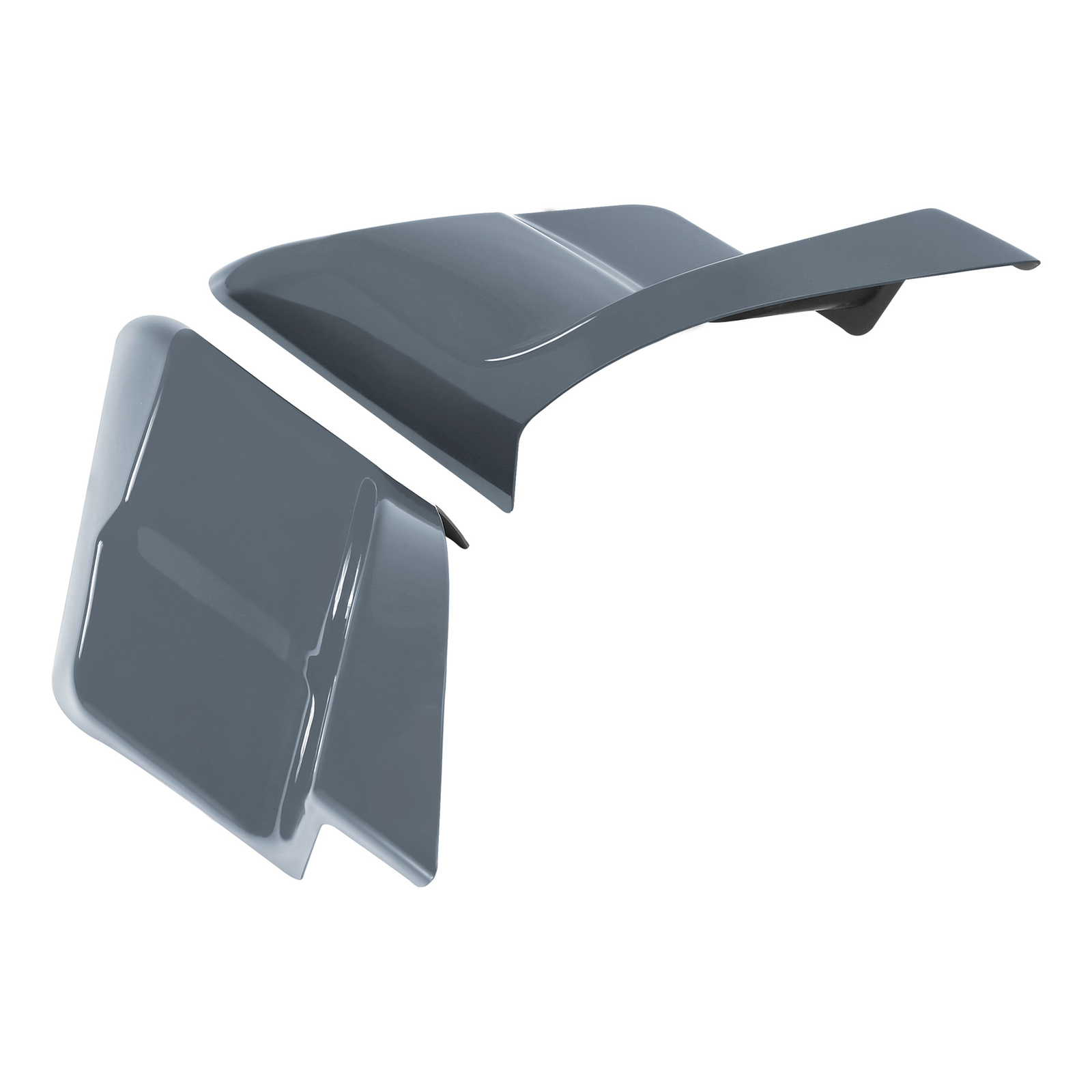 Stretched Side Covers Panel For Harley Road Glide King 14-Up 16 15 Gunship Gray