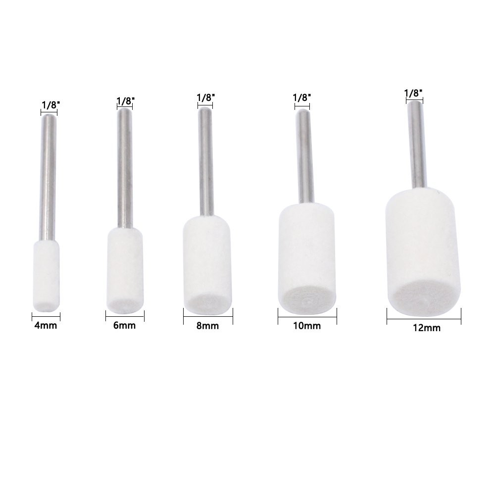 Buffing Wheel Polishing Bits for Dremel Tool Accessories Aluminum Resin…