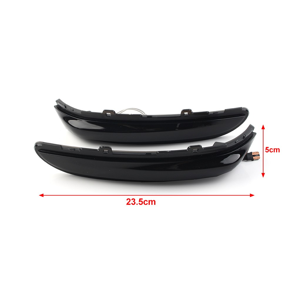 Flowing LED Rearview Mirror Dynamic Turn Signal Light For Peugeot 208 Citroen C3