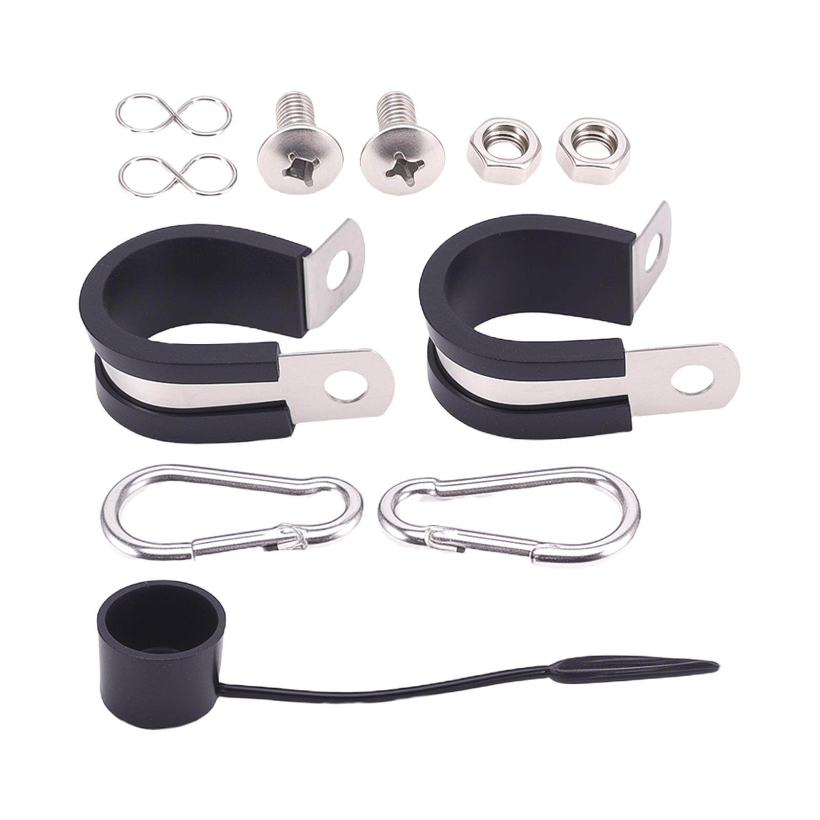 2PCS 2FT Spiral LED Fat Whip Light Antenna RGB Chasing For Can-am X3 RZR UTV ATV
