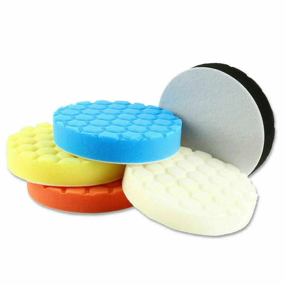5/6/7inch Polishing Pad Car Waxing Polish Foam Kit Buffer Polisher Buffing Wheel