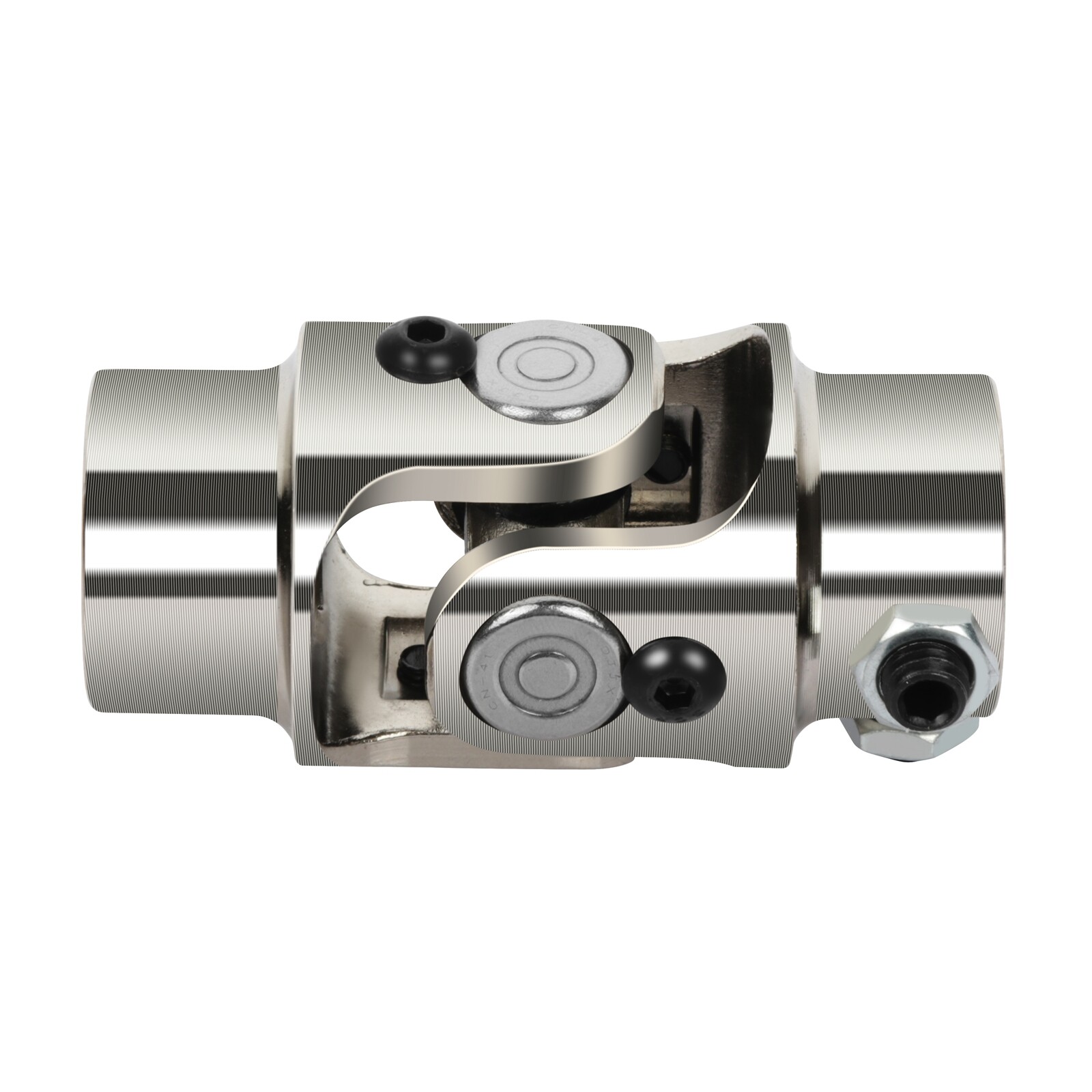 Single Universal Steering U-Joint Shaft Chrome Steel Round 3/4″ x 3/4″ Round