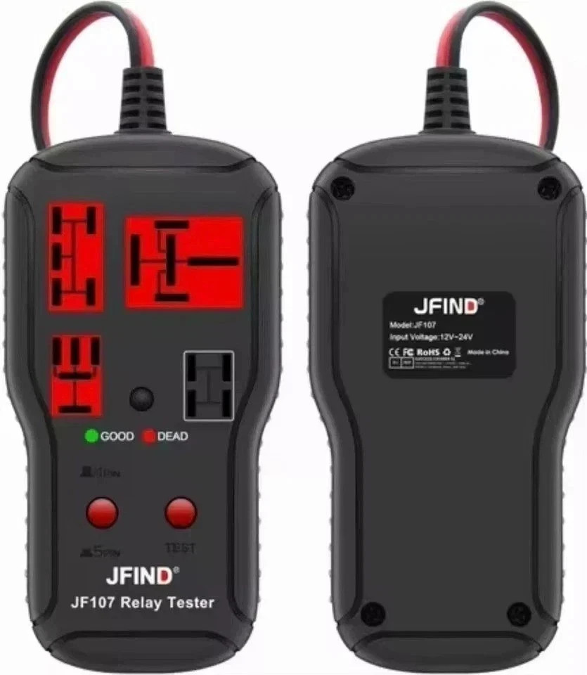 Universal 12V 24V Automotive Relay Tester Car Circuit Battery Voltage Checker To