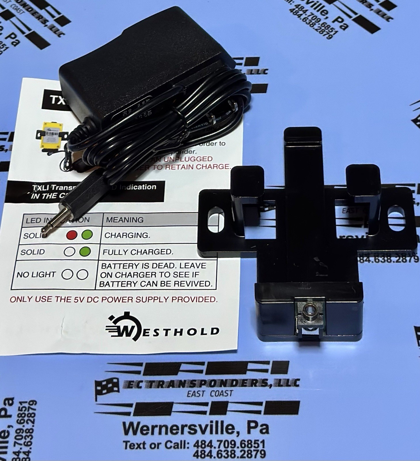 WESTHOLD TRANSPONDER CHARGER COMBO – FOR ORIGINAL STYLE YELLOW