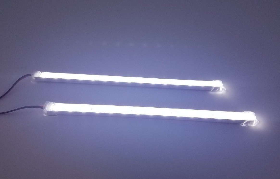 2 PACK – 20 inch Cool White Marine LED Light Strips IP65 Waterproof Rating